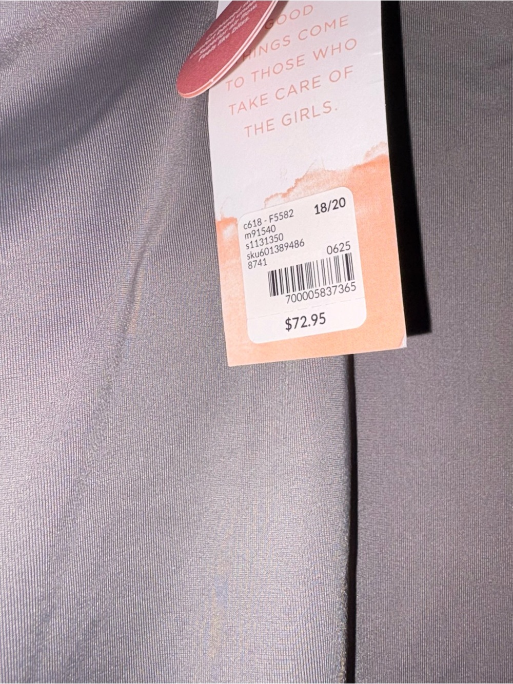 NWT cacique lightly lined full coverage nursing cami tank 18/20 - Picture 4 of 4